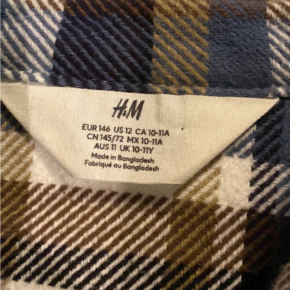H$m Shacket size 10-12 kids - Picture 5 of 9
